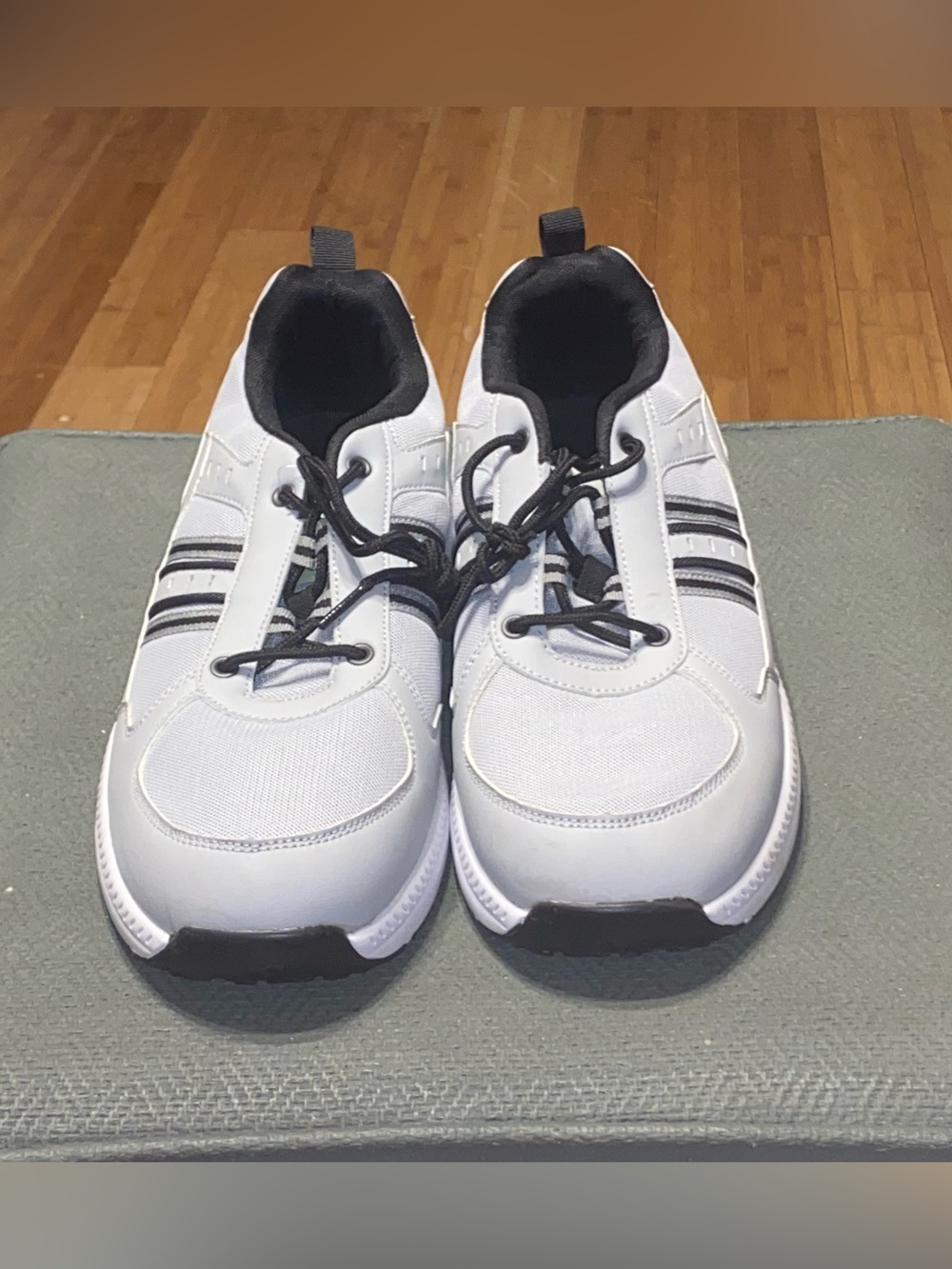 Men’s Athletic Shoes in White and Black